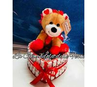 Torta Con barrette Kinder e pupazzo befana IDEE IDEA REGALO peluche originale