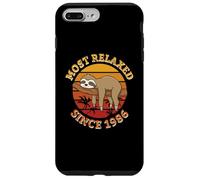 Torta di compleanno 1986 bradipo relax zoo animali palme freddo Custodia per iPhone 7 Plus/8 Plus
