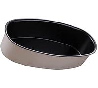 Torta di formaggio ovale Stampo per torta antiaderente Pane per Pane in alluminio utensili da Cottura per la Cucina a Casa Forno di Cottura Argento