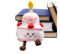 Torta di peluche per cantare giocattolo di primo compleanno - Bambola musicale | Giocattolo musicale di peluche, bambola a forma di torta con canzone di buon compleanno, cuscino per cantare giocattolo