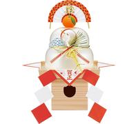 Torta di riso Kagami Mochi 330 g ornamento di Capodanno Giappone