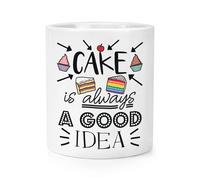 Torta Is Always una Buona Idea Trucco Pennello Matita Pentola Cibo Cupcake Funny