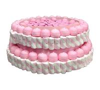 TORTA MARSHMALLOW E CONFETTI