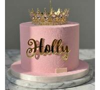 Torta Personalizzata Nome & Word Cake Charm In Acrilico 3mm Topper