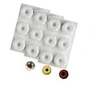 Torta zucca in silicone per alimenti da 3, Pack of three | Cottura flessibile della zucca con pennello per piccole torte, gelatina cioccolato, caramelle e dolci a tema
