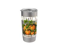 TORTE DI ZUCCA D'AUTUNNO TEMPO DI RACCOLTA Agricoltura Zucche da giardinaggio Bicchiere termico in acciaio inox doppia parete
