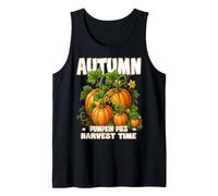 Torte di Zucca d'Autunno Tempo di Raccolta Agricoltura Zucche da Giardinaggio Canotta