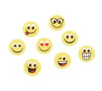 Tortendekoshop Decorazioni per decorazioni Happy Faces, 10 pezzi