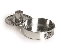 Excelsa Silver Baking Tortiera Apribile 26 cm, Acciaio, Argento