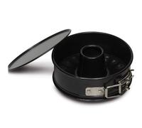 Guardini Gardenia, Tortiera apribile 2 fondi 28cm, Fondo Salvagoccia, Acciaio con rivestimento antiaderente, Colore nero