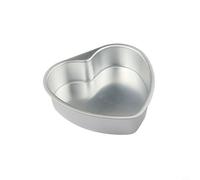 Tortiera in alluminio a forma di cuore, facile da pulire e riutilizzabile per le tue ricette preferite (7,6 cm)
