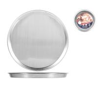 Tortiera In Alluminio Bassa Pizza Cm 38 Argento Pentalux