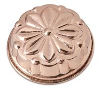 Tortiera per Dolci FIORE in rame martellato Ø21xh7 cm - Litri 3,00 rame
