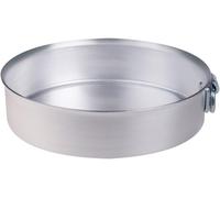 Pentole Agnelli Professional Tortiera Cilindrica Con Anello Spessore, Argento, 22 cm