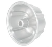 Tortiera scanalata per torta ad anello con base non rimovibile per cottura Kugelhopf, realizzata in metallo con costruzione (piccola)