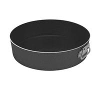 Tortiera tonda con bordo alto PENTALUX in alluminio professionale con anello, diametro 24 cm, linea BLACK antiaderente