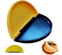 Tortilla Crimper & Quesadilla Maker Kit, 2 dimensioni Quesadilla Maker Press, stampo quadrato e rotondo Empanada Samosa, sigillante tascabile per sandwich per friggitrice ad aria, forno, microonde