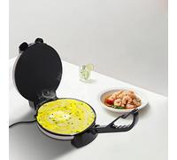 Tortilla Presse 25 cm in acciaio inox Roti Maker riscaldamento doppio lato antiaderente Taco Presse per case ristoranti negozi di dessert colazioni