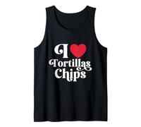 Tortillas e Patatine Fritte, Design retrò con Scritta I Heart Canotta