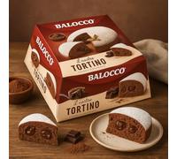 Tortino al Cacao e Cuore di Cioccolato 650g - Dolce Soffice e Profumato con Ripieno Cremoso - Torta da Forno Artigianale Ideale per Colazione, Merenda o Dessert delle Feste