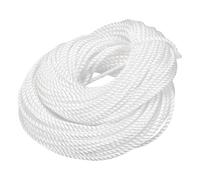 Torto Mason Filo Nylon Intrecciato Corda Filo Bianco 50M/164 Piedi 5mm Dia