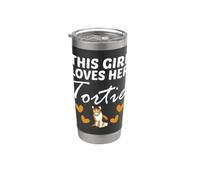 Tortoiseshell Cat Owner Kitten Lover Questa ragazza ama il suo Tor Bicchiere termico in acciaio inox doppia parete