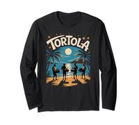 Tortola, Isole Vergini Britanniche, Steel Drum Band, Beach Fun Maglia a Manica