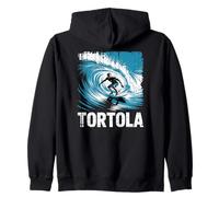 Tortola, Isole Vergini Britanniche Surf e Beach Fun Felpa con Cappuccio