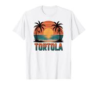Tortola, Isole Vergini Britanniche Tramonto e Beach Fun Maglietta
