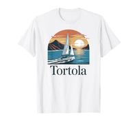 Tortola, Isole Vergini Britanniche Vela e Beach Fun Maglietta