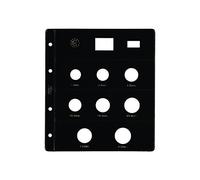 Tortora 171000 - Pack di 12 tasche monete Euro Normale, 8 alojamientos oblò