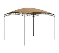 Tortora 180 g/m² Steel Frame Canopy Tent, 3 x 4 x 2,65 m, Gazebo per esterni per patio, protezione UV, impermeabile Pop Up Shade per feste, giardini, spiaggia, Easy Assembly