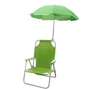 Tortora A. - Sedia da Spiaggia per Bambini con Ombrellone, Pieghevole, 37x38x48 cm, verde