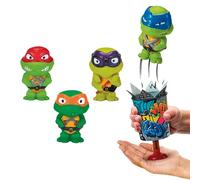 TORTUGAS NINJA - Figure Slams Sorpresa, Ottieni Una Figura Morbida Casuale TMNT, Stringere la Confezione e sparare Un Personaggio, 4 da Collezionare, per Bambini di 4 Anni+, Famosa (TU831000)