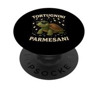Tortugnini Parmesani Meme Italian Food Lover Parmigiano Reggiano PopSockets PopGrip Adesivo