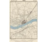 Torun Poland Map Journal: Vintage Map Notebook