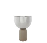 TORUS Vaso da Fiori 17 cm Argento/Tortora