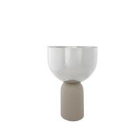 TORUS Vaso da Fiori 22 cm Argento/Tortora