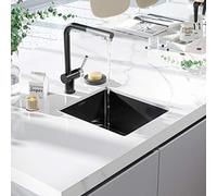 Torva Lavello da cucina Nano nero 15 X 17 X 9 Inch