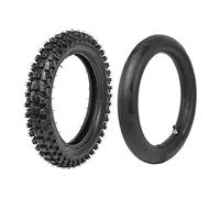 Torvex Kit camera d'aria per pneumatici, set di pneumatici tassellati in gomma 90 100-14 e camera d'aria interna per la sostituzione di ruote fuoristrada per Pit Bike Trail Dirt