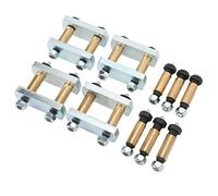 Torvex Kit Grilli Sospensione, Set Collegamenti in Acciaio da 2,25 Pollici Compatibile con MORryde CRE3000 e Lippert Equa-Flex, Ricambio per Assale Tandem di Rimorchio e Caravan