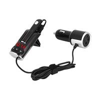 Torvex Trasmettitore Bluetooth Auto, Adattatore Radio FM e Lettore MP3 con Kit Vivavoce e Doppio Caricatore USB, per Streaming Audio, Chiamate e Ricarica durante la Guida