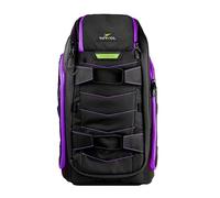 Torvol - Quad PITSTOP Backpack Pro V2, Zaino drone fpv, trasporto 4 quads + accessori, drone dji mini 4k, batteria dji mini 3, pc portatile da 15 pollici, custodia protettiva, nero e viola, 30L