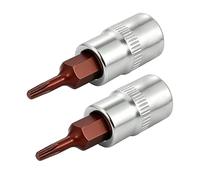 Torx Bit Socket, testa a stella in acciaio S2 per riparazione auto (1/4xT8) | Punte per trapano per cacciavite, adattatore per presa in acciaio CR-V, per la riparazione domestica e del bullone dell'asse.
