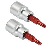 Torx Bit Socket, testa a stella in acciaio S2 per riparazione automatica (3 | Punte per trapano per cacciavite, adattatore per presa in acciaio CR-V, per la riparazione domestica e del bullone dell'asse.