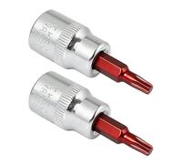 Torx Bit Socket, testa a stella in acciaio S2 per riparazione automatica (3 | Punte per trapano per cacciavite, adattatore per presa in acciaio CR-V, per la riparazione domestica e del bullone dell'asse.