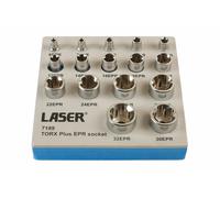 Torxâ Plus Epr Presa Set 0.6cmD, 1cmD, 1.3cmD 16pc 7189 Laser Nuovo