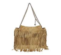 Tory Burch, ,Bags ,Donna ,Marrone ,ONE SIZE Fleming Suede Fringe Hobo Bag