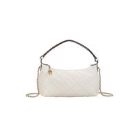 TORY BURCH Borsa in pelle - Pochette FLEMING crema