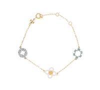 Tory Burch - Bracciale rigido Forget Me Not con pavé - - Accessories - Donna - Giallo - ONE SIZE